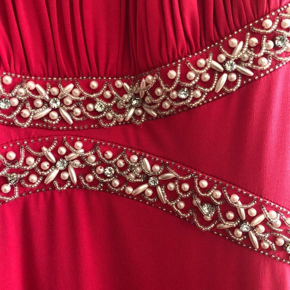 Hot Pink Evening Dress - Picture 1 of 4